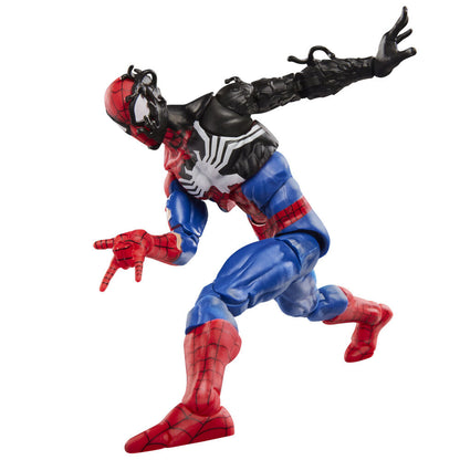 Figura de Spiderman con traje alienígena de Secret Wars serie Marvel Legends 15 cm