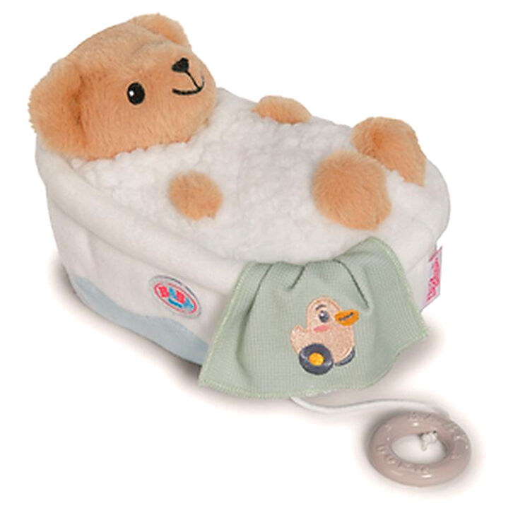 teddy baby born musical plush