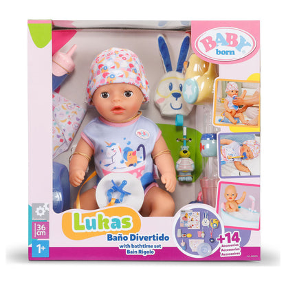 Lukas Fun Lalka do kąpieli Baby Born 36 cm
