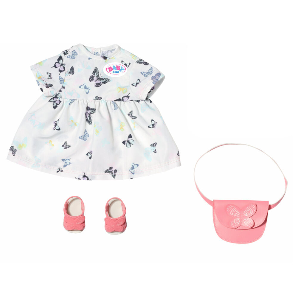 baby born butterfly dress