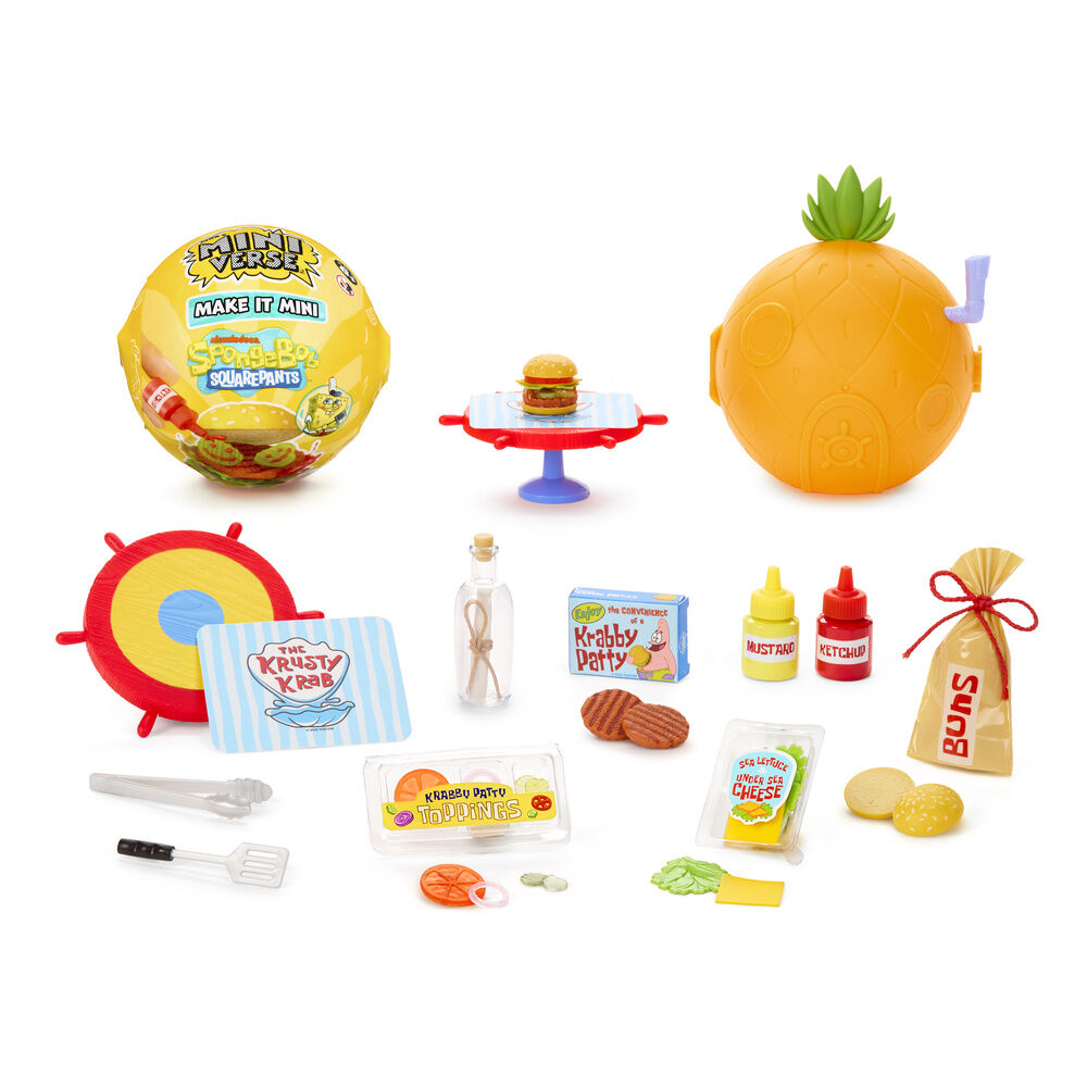 miniverse make it mini spongebob surprise capsule assortment