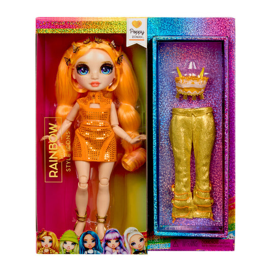 poppy style icons fashion dolls rainbow high doll