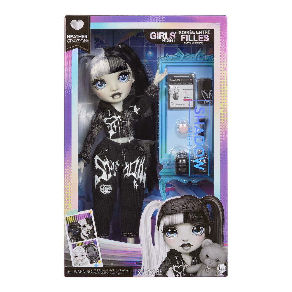 heather fashion doll girls night shadow high