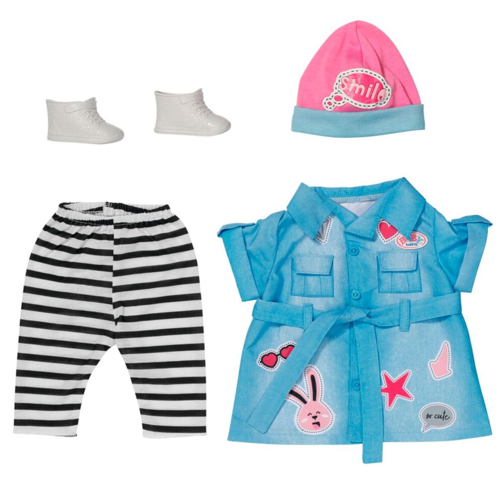 deluxe baby born denim dress