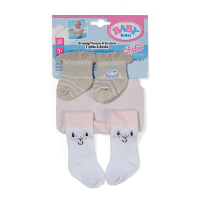 Paquete de 2 medias y calcetines Baby Born