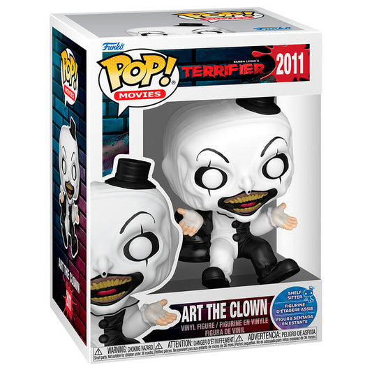 terrifier art the clown shelf sitter pop figure