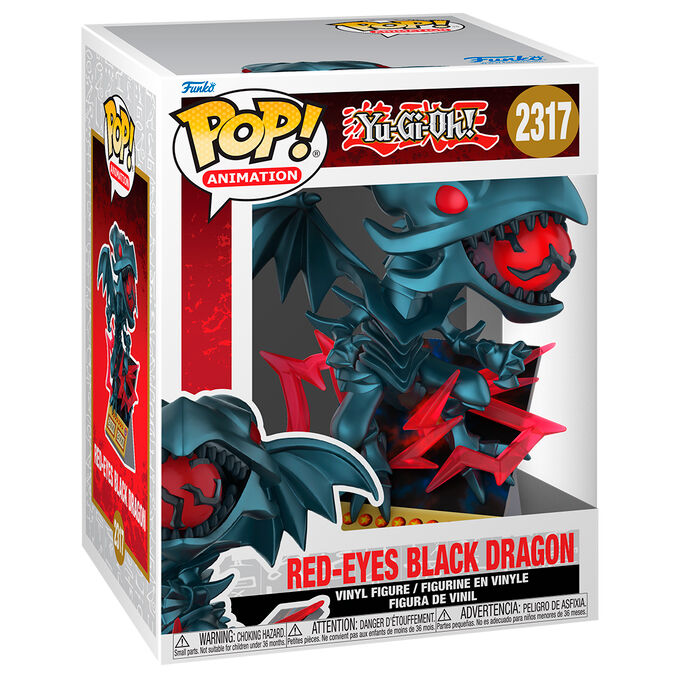 premium pop figure yu gi oh  red eyes black dragon