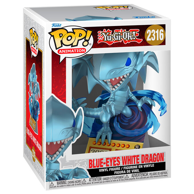 premium pop figure yu gi oh  blue eyes white dragon