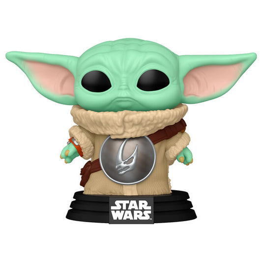 pop figure star wars mandalorian & grogu  grogu