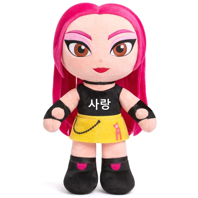 fuchsia kpop plush toy 35cm
