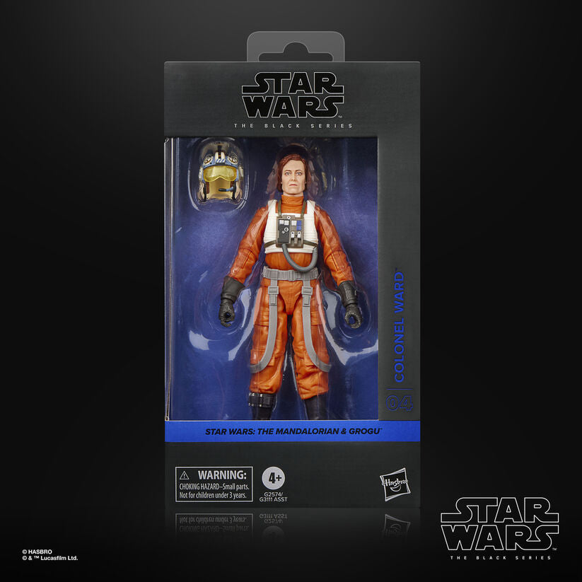 colonel ward the mandalorian & grogu star wars figure 15cm