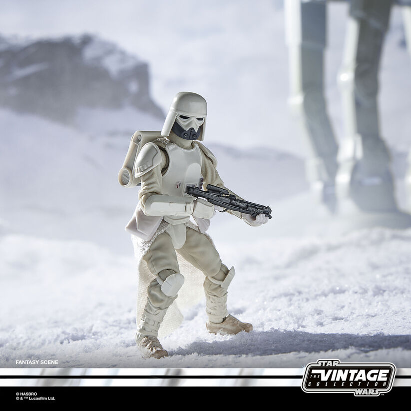 Action figure di Snowtrooper imperiale rimasto da The Mandalorian e Grogu di Star Wars 9 5 cm