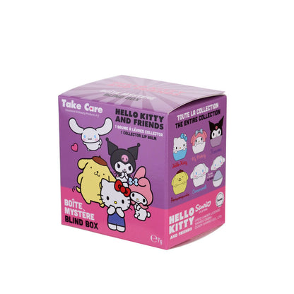 Bálsamo labial surpresa Hello Kitty e Amigos em caixa surpresa sortida