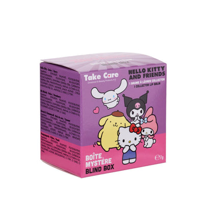 Bálsamo labial surpresa Hello Kitty e Amigos em caixa surpresa sortida