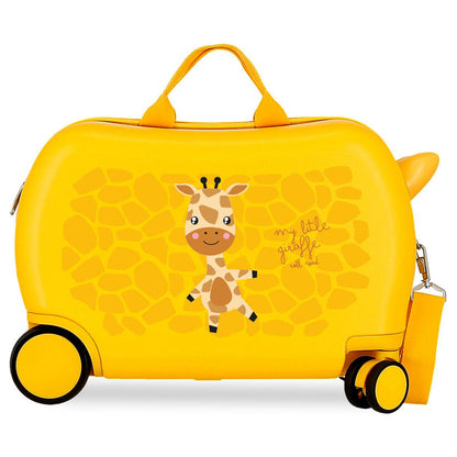 abs trolley suitcase happy pets gir roll road 45cm