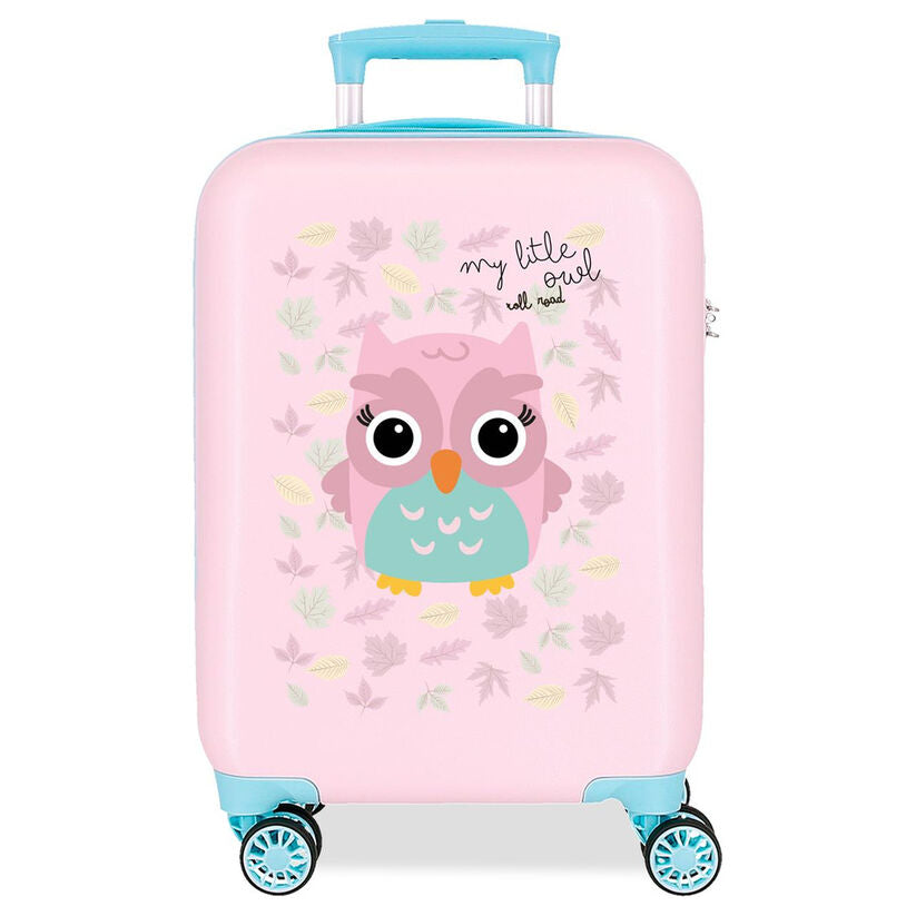 abs trolley suitcase happy pets truquesa roll road 50cm