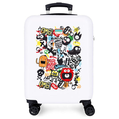 monsters movom abs trolley suitcase 55cm