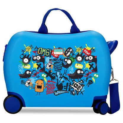 monsters az movom abs trolley suitcase 50cm