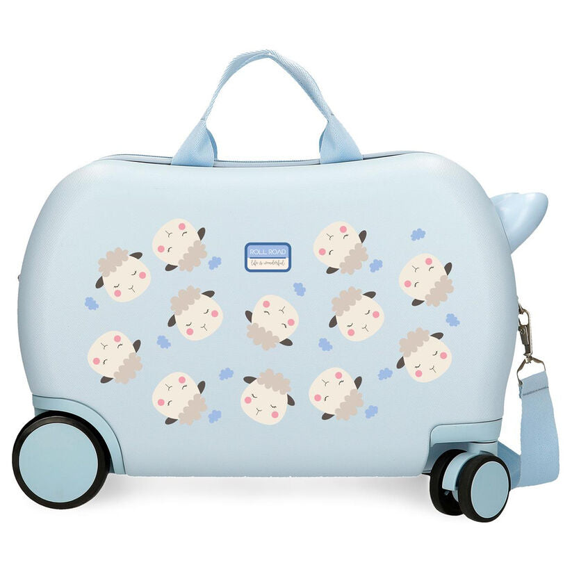 abs trolley suitcase baby pets roll road 45cm