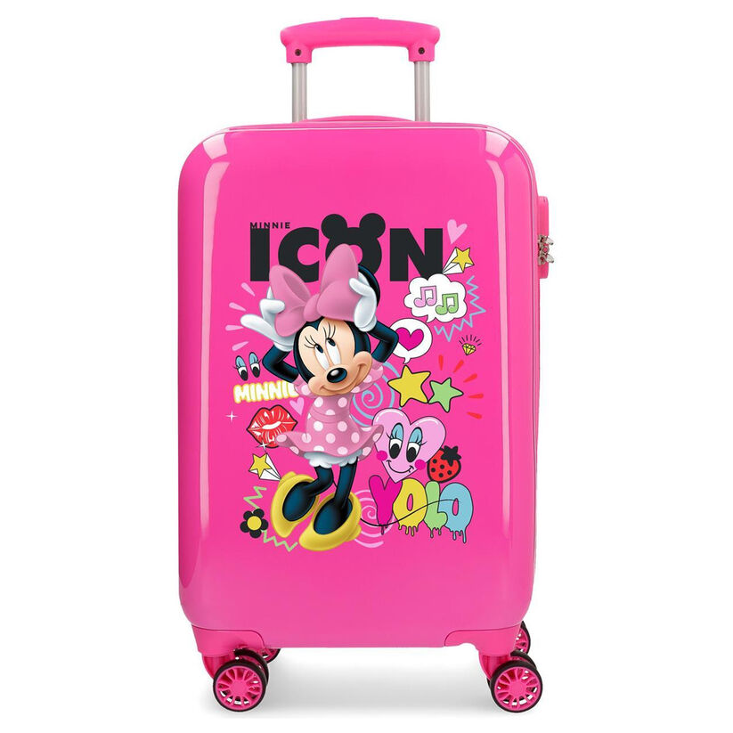 enjoy minnie disney abs trolley suitcase 55cm