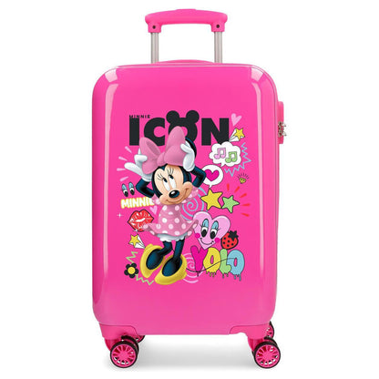 enjoy minnie disney abs trolley suitcase 55cm