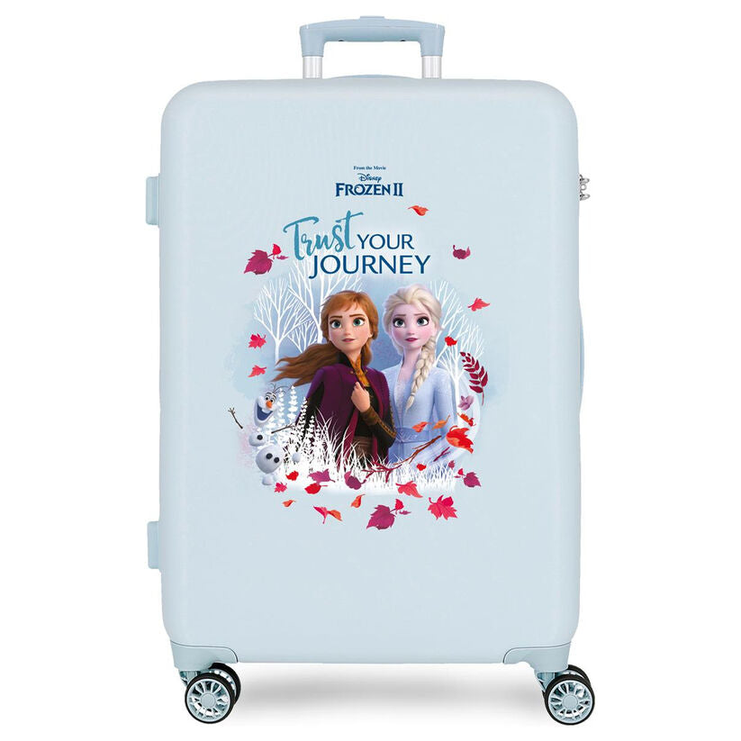 abs trolley suitcase trust your journey frozen disney 65cm