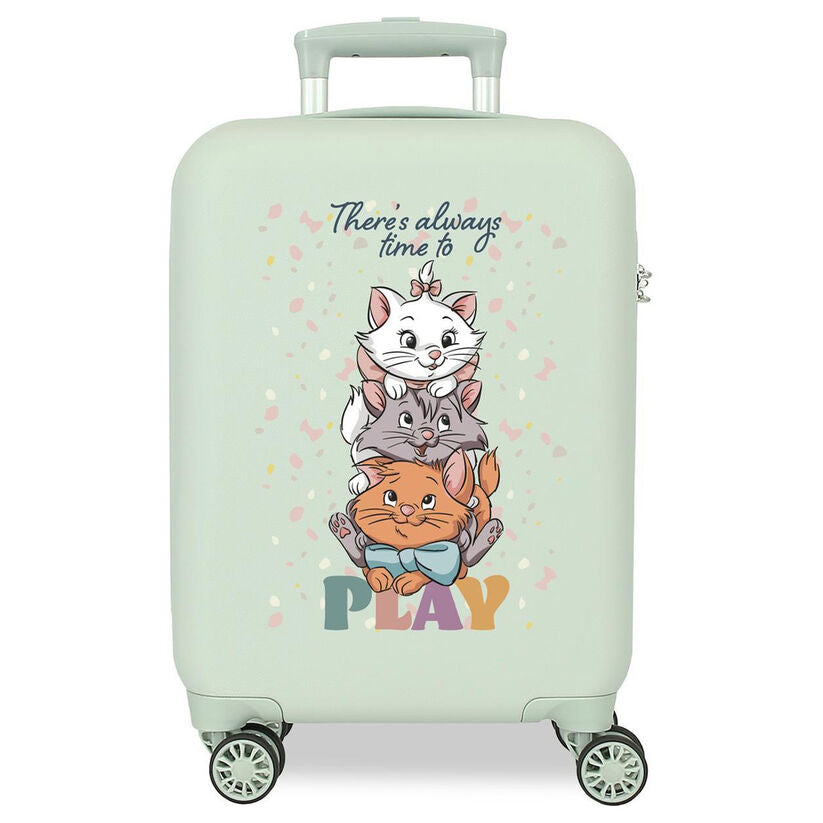 abs trolley suitcase time to play disney aristocats 50cm