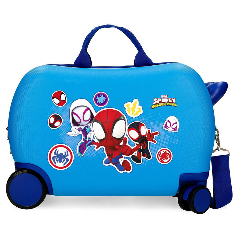 abs trolley suitcase webs go spidey marvel 45cm