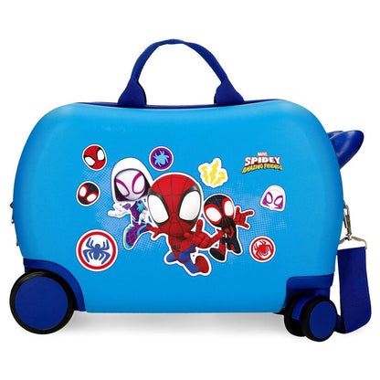 abs trolley suitcase webs go spidey marvel 45cm