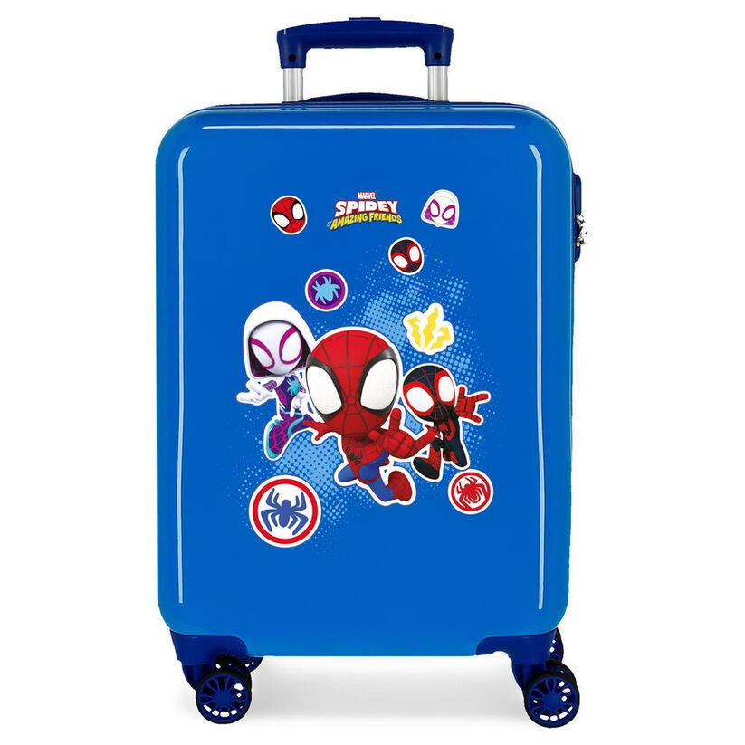 go webs go spidey marvel trolley suitcase 55cm