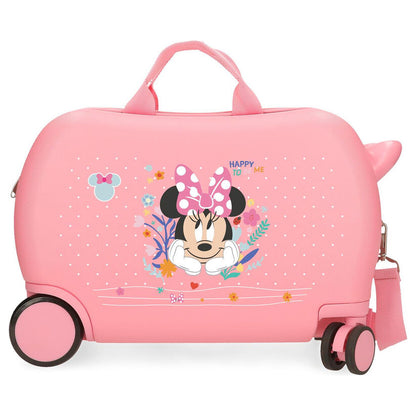 abs trolley suitcase happy to be me minnie disney 45cm