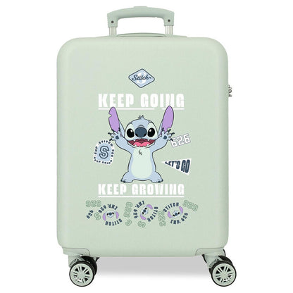 abs trolley suitcase keep going stitch disney 55cm