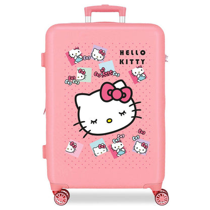 bows hello kitty abs trolley suitcase 65cm