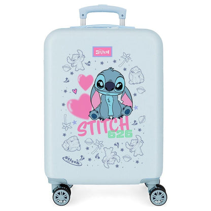 ABS trolley suitcase Hearts Stitch Disney 55cm