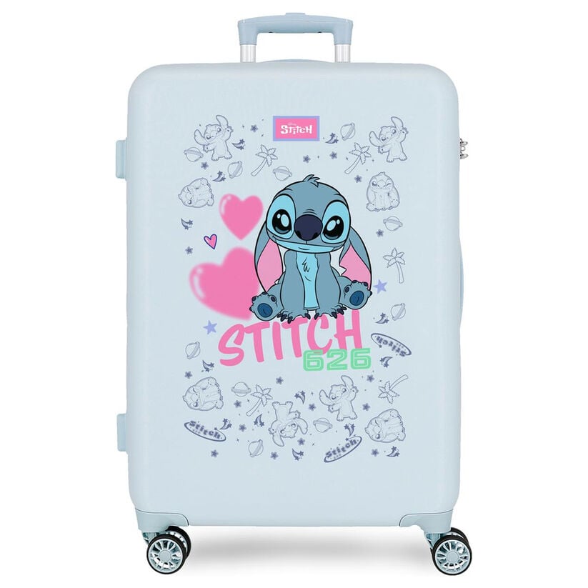 ABS trolley suitcase Hearts Stitch Disney 65cm