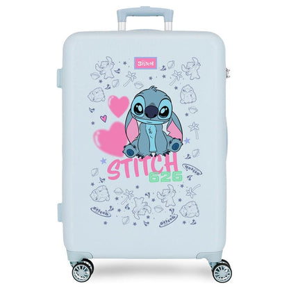 ABS trolley suitcase Hearts Stitch Disney 65cm