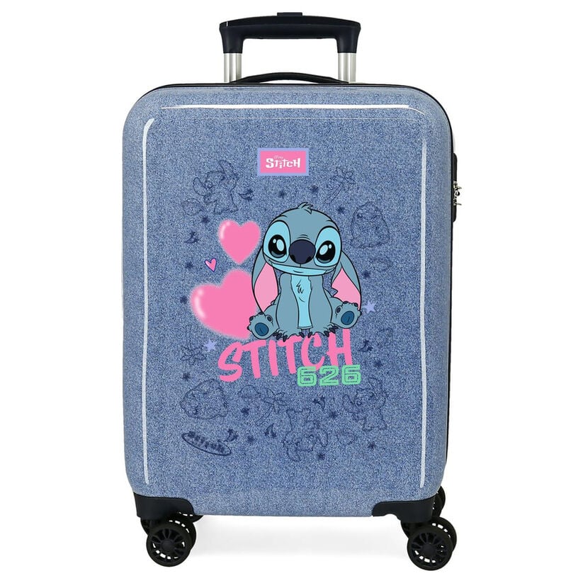 ABS trolley suitcase Hearts Stitch Disney 55cm