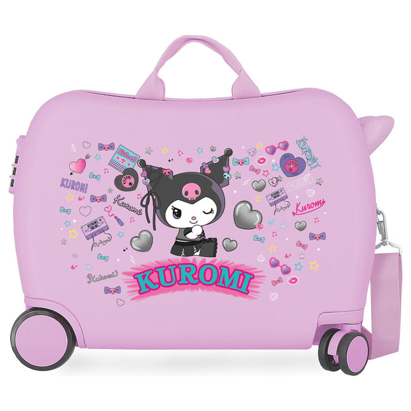 retropop kuromi hello kitty abs trolley suitcase 50cm