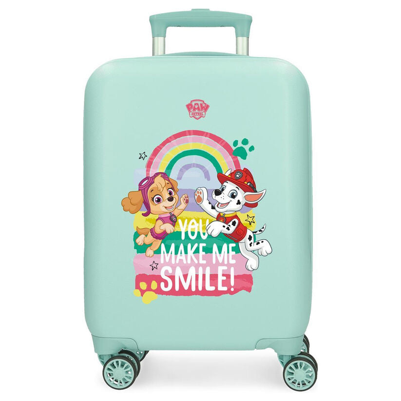 absbe happy paw patrol trolley suitcase 50cm