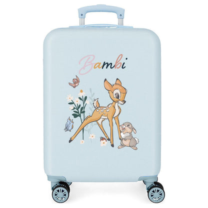 abs trolley suitcase before the bloom bambi disney 55cm