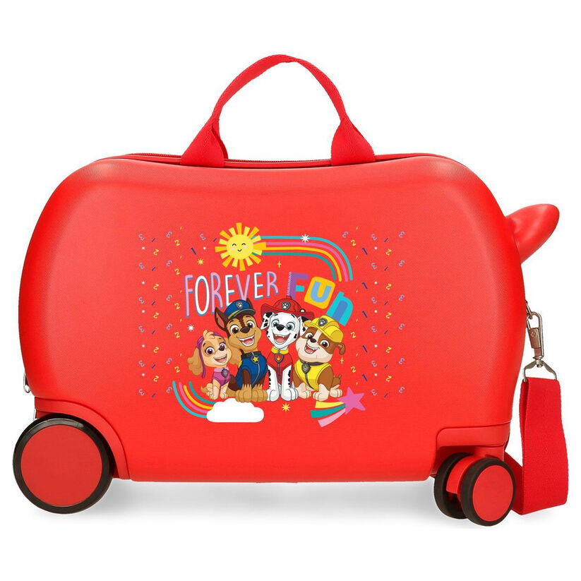 forever fun paw patrol abs trolley suitcase 45cm