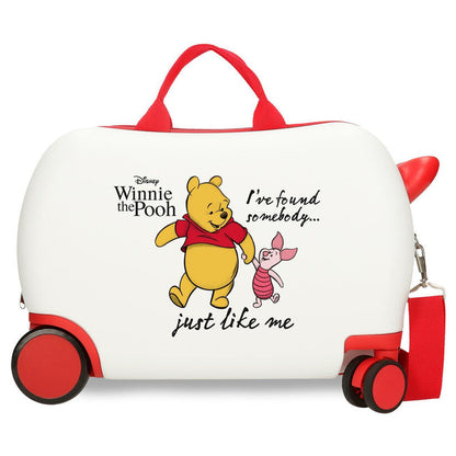 Valigia trolley in ABS con Pimpi e Winnie the Pooh Disney 45 cm