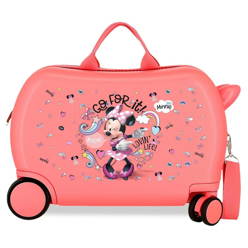abs trolley suitcase loving life minnie disney 45cm