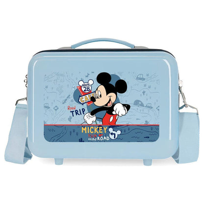 adaptable toiletry bag abs road trip mickey disney 29cm