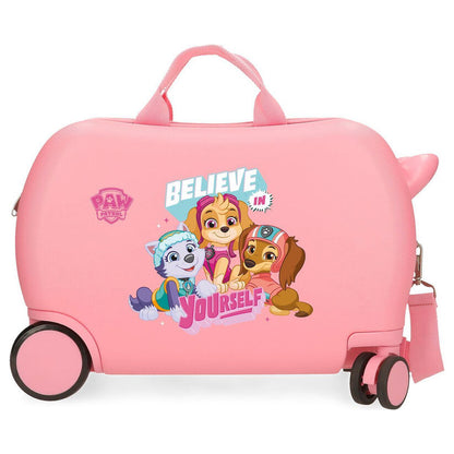 abs trolley suitcase believe in yourself paw patrol paw patrol 45cm