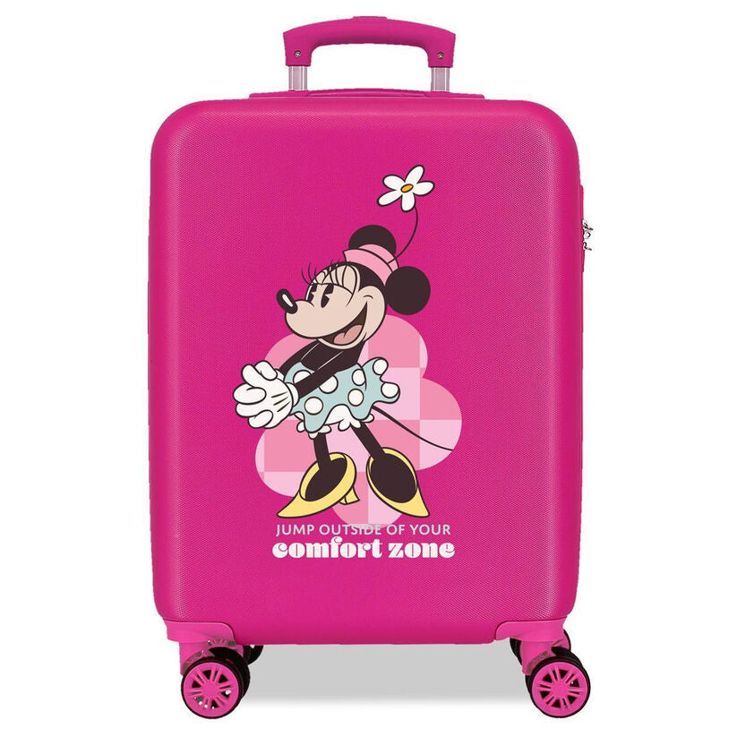 disney minnie comfort abs trolley suitcase 55cm