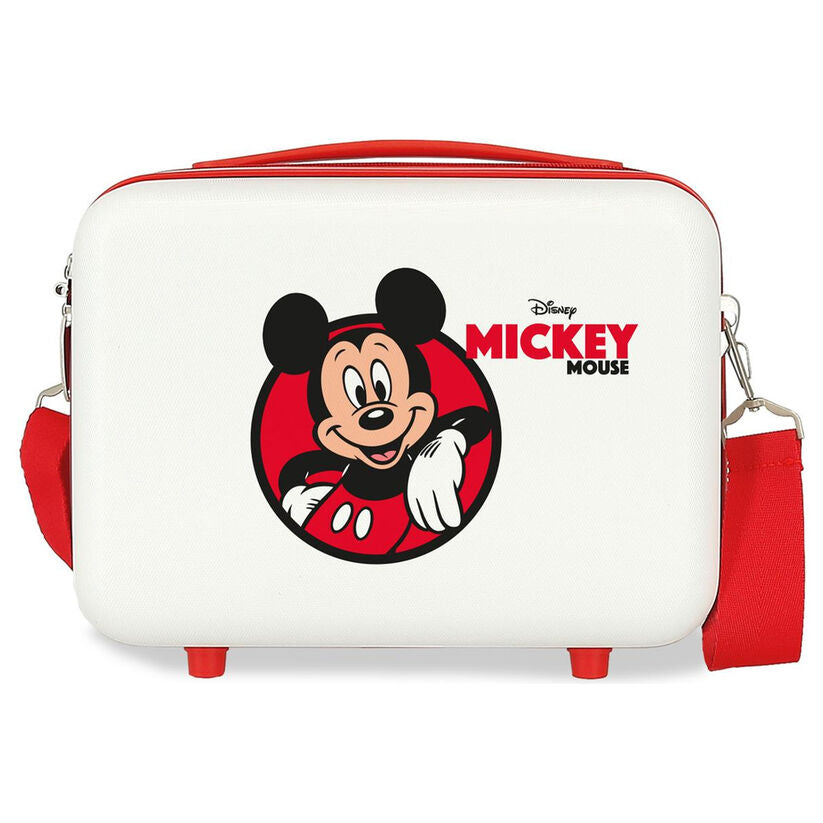 disney mickey mouse red abs toiletry bag  29cm