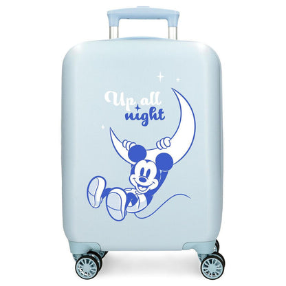 abs trolley suitcase up all night mickey disney 50cm