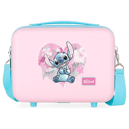 adaptable abs heart stitch disney toiletry bag 29cm