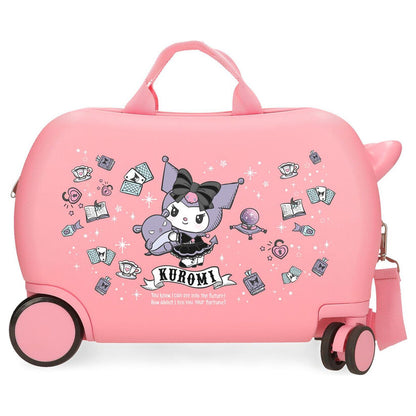 fortune telling kuromi hello kitty abs trolley suitcase 45cm